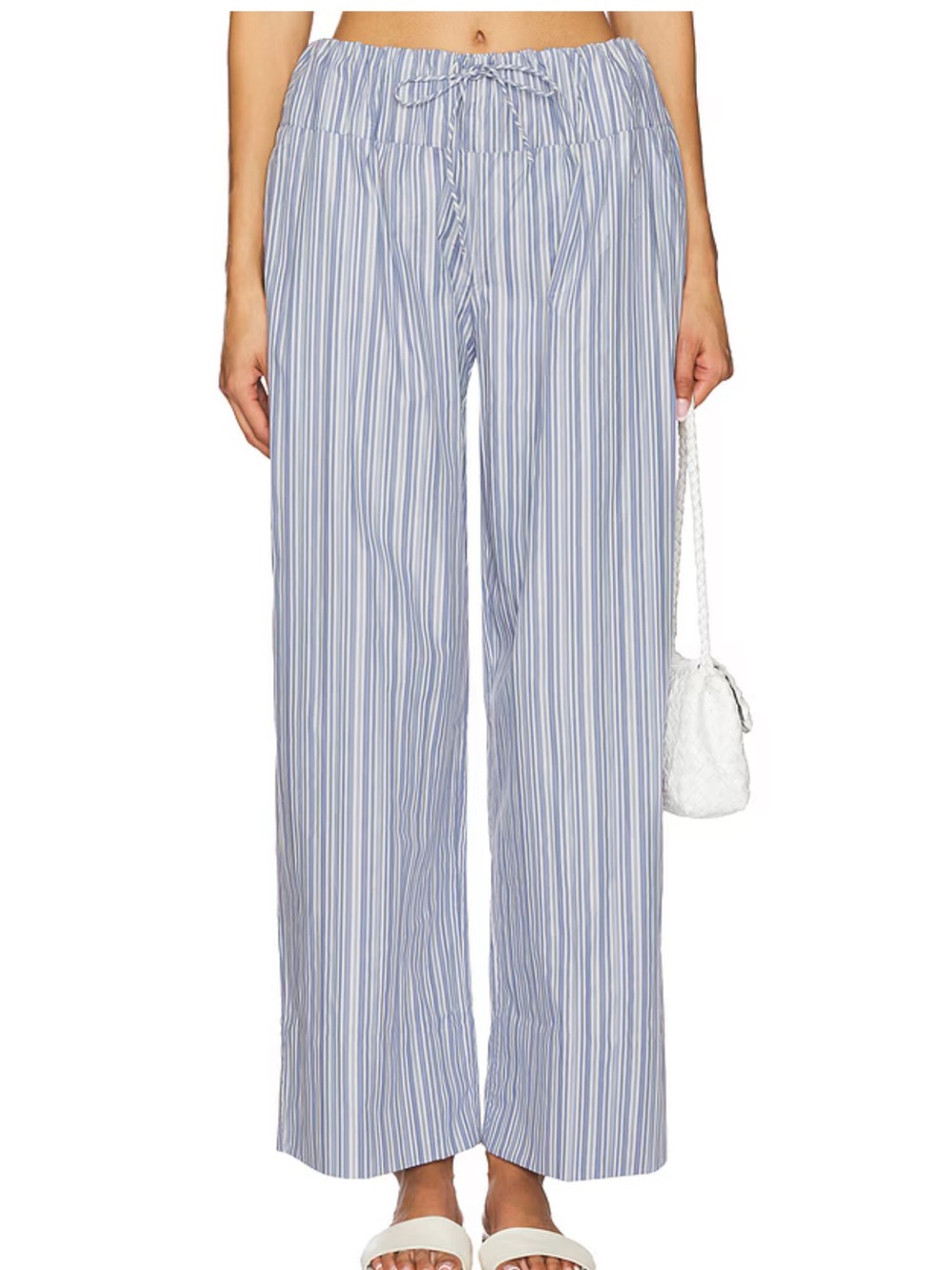 Vieu Relaxed Pant in Blue Stripe FAITHFULL